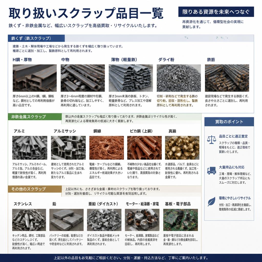2. 対応する品目一覧