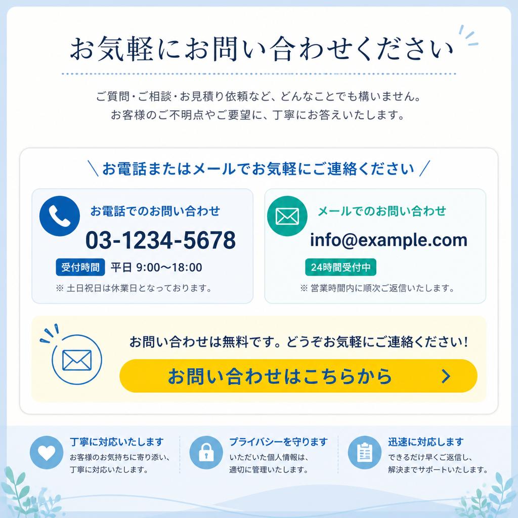 7. お問い合わせはこちら