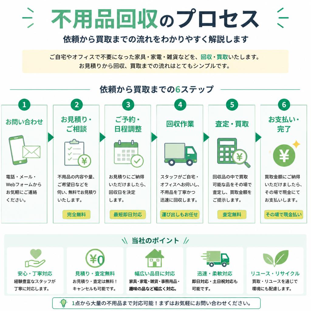 4. 不用品回収の流れ