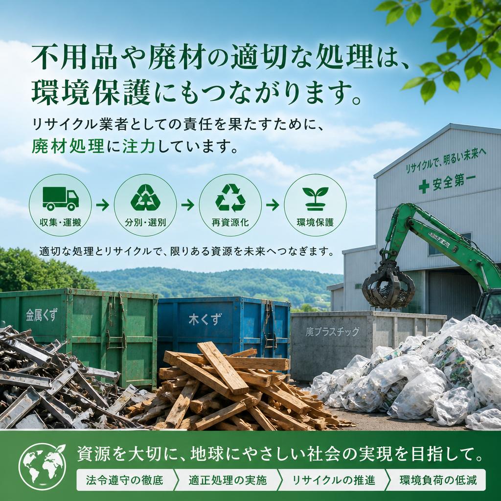 廃材処理の重要性