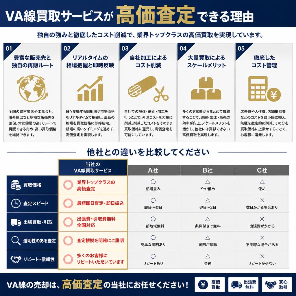 高価買取の理由