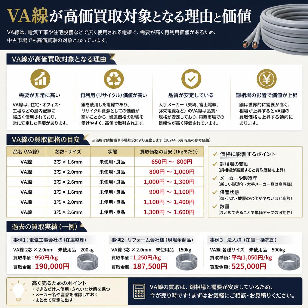 VA線の高価買取を実現