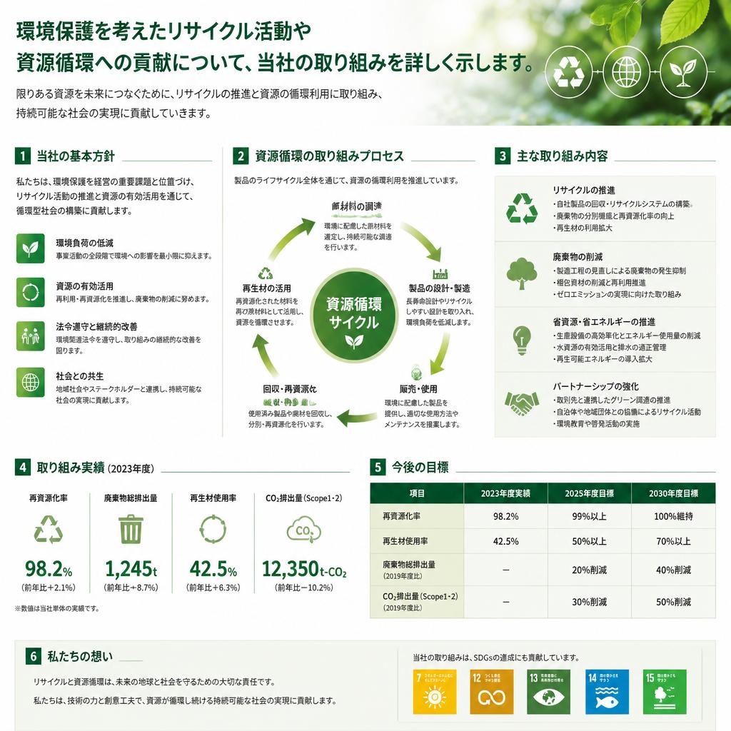 エコへの取り組み