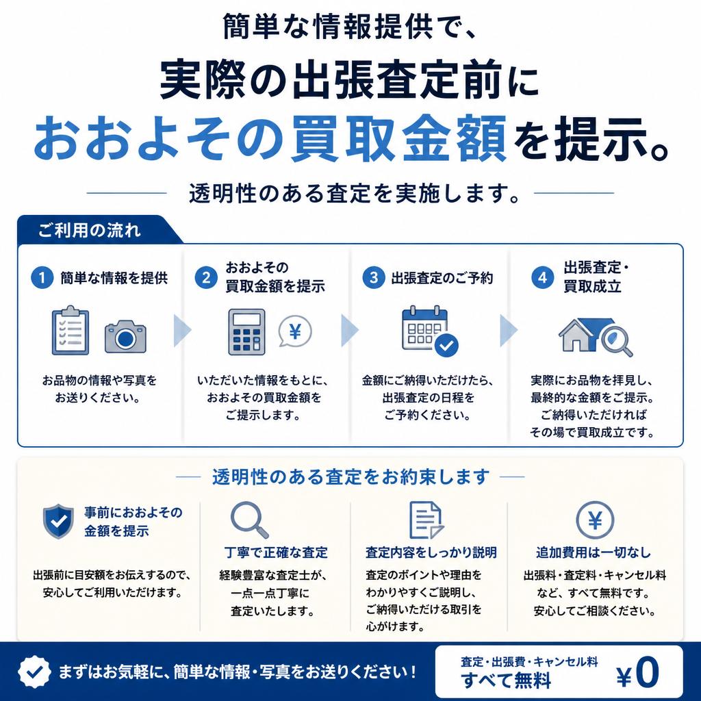 安心の査定プロセス
