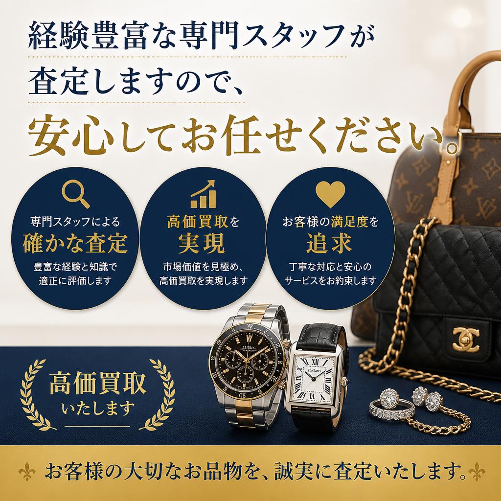 信頼できる査定と買取