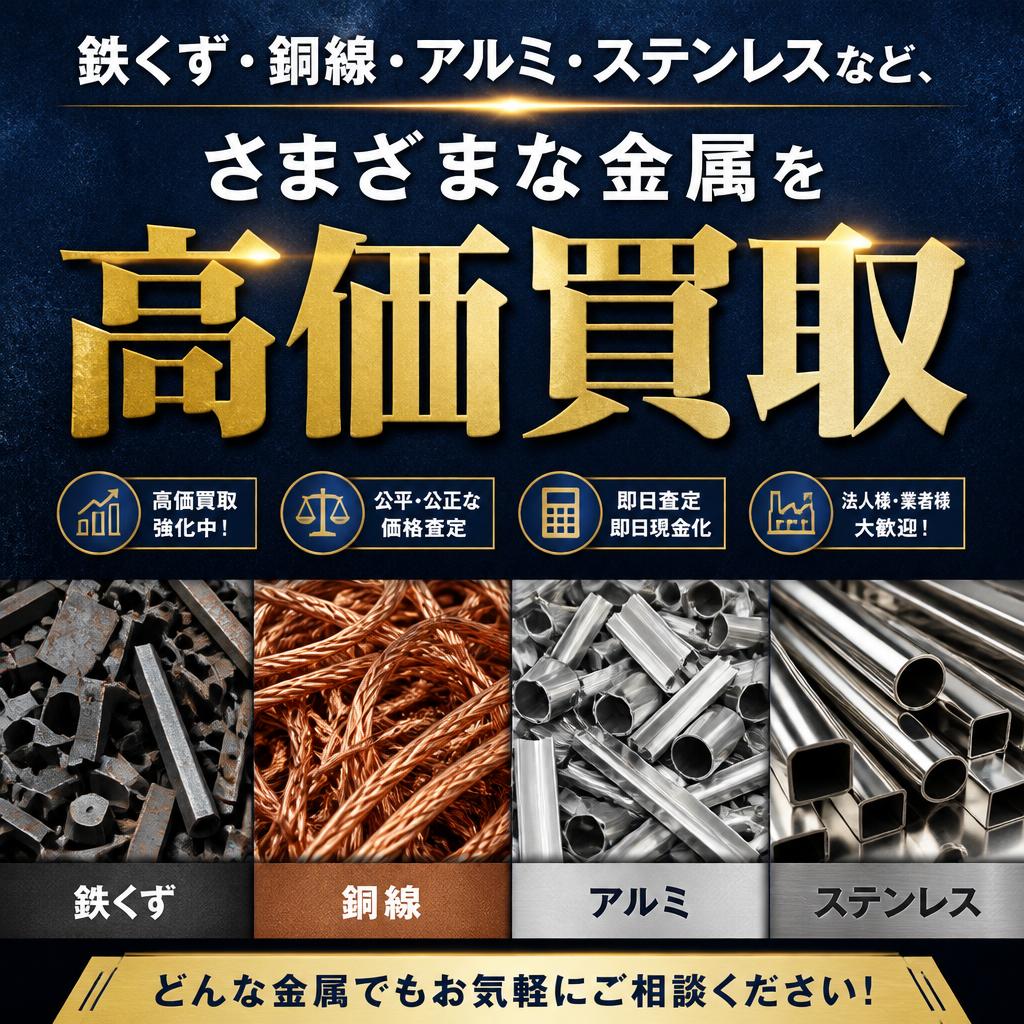 対象金属一覧