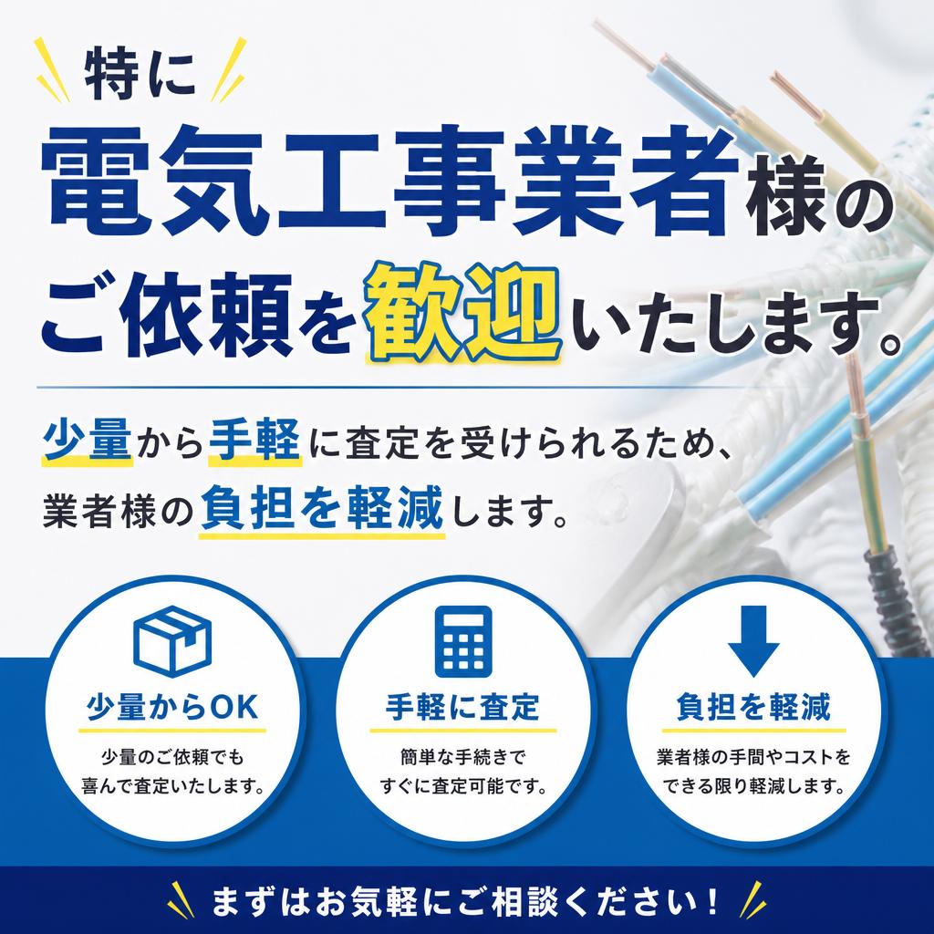 電気工事業者様歓迎！