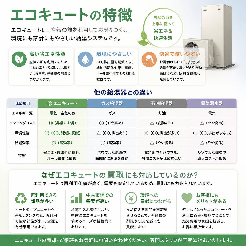 エコキュートも対象！