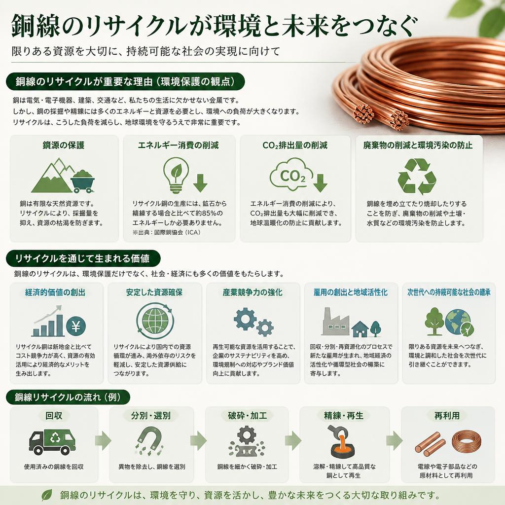 2. 銅線のリサイクルの重要性