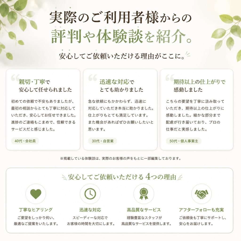 お客様の声