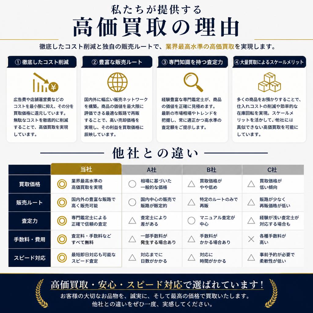 2. 高価買取の仕組み