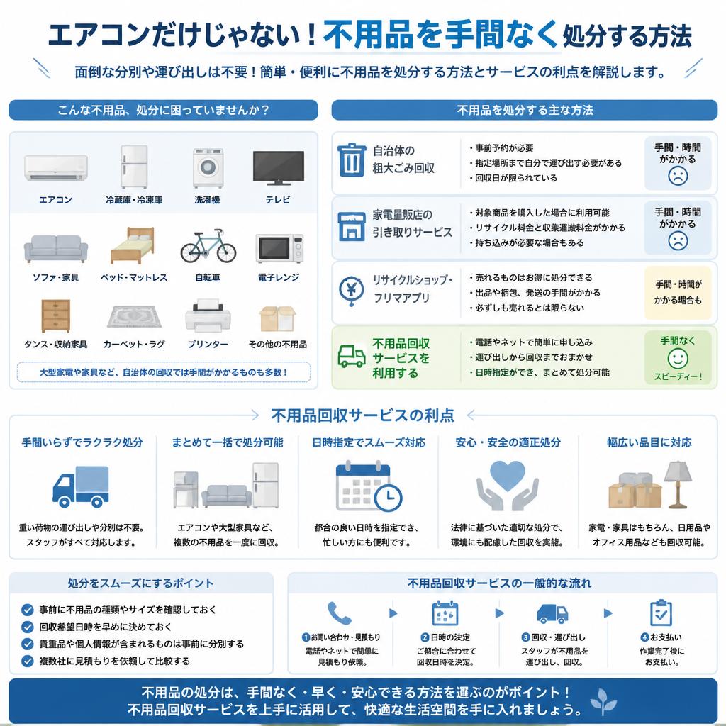 不用品処分のお得な選択肢