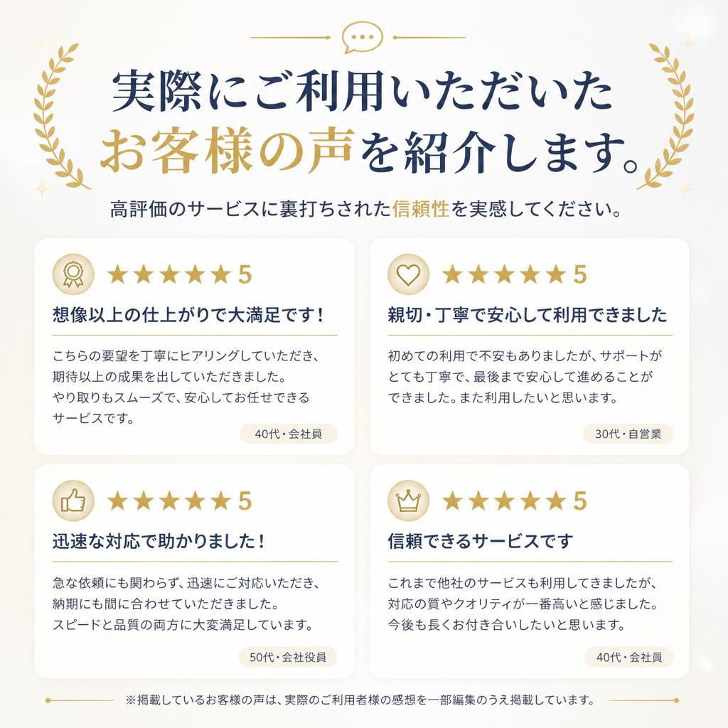 お客様の声