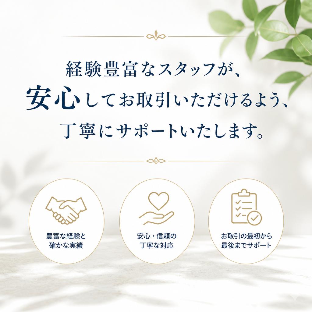 安心のサポート体制