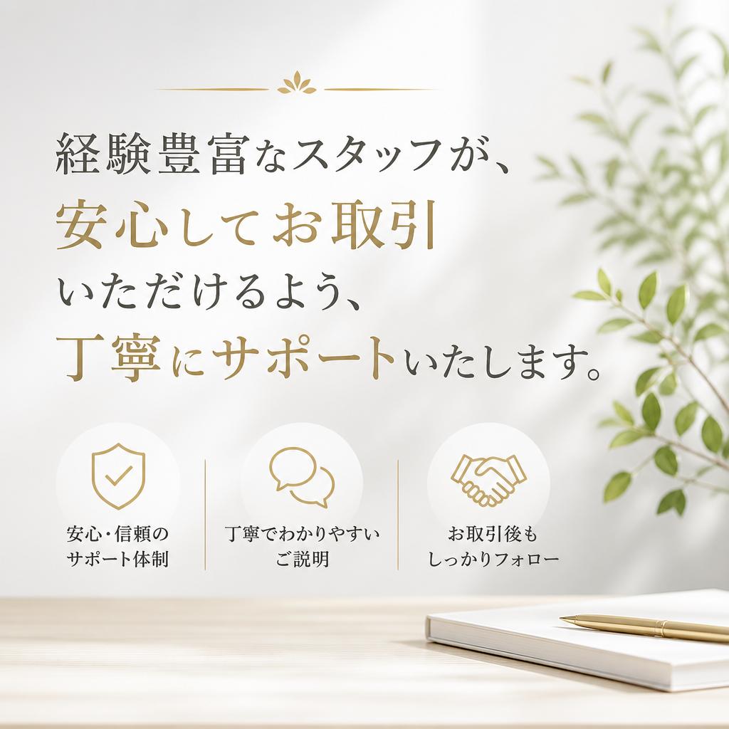 安心のサポート体制