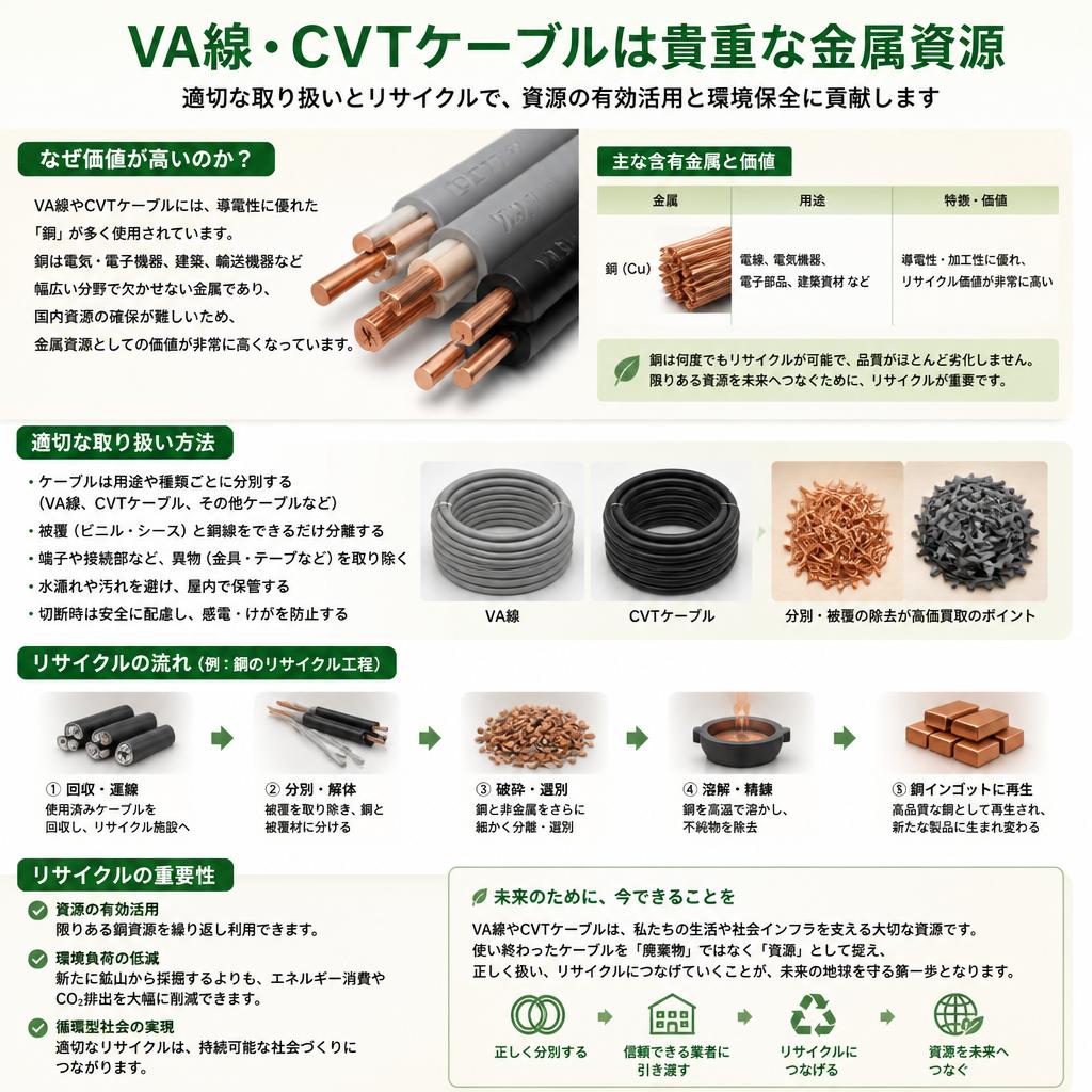 VA線・CVTケーブルの特長