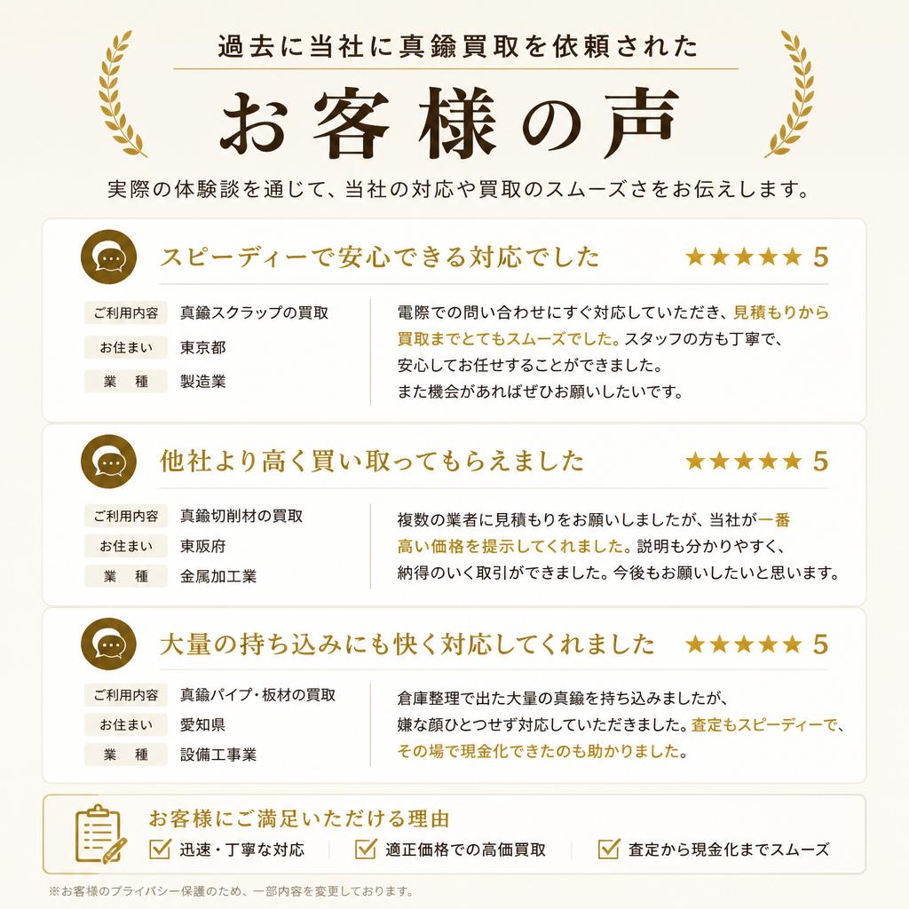 お客様の声