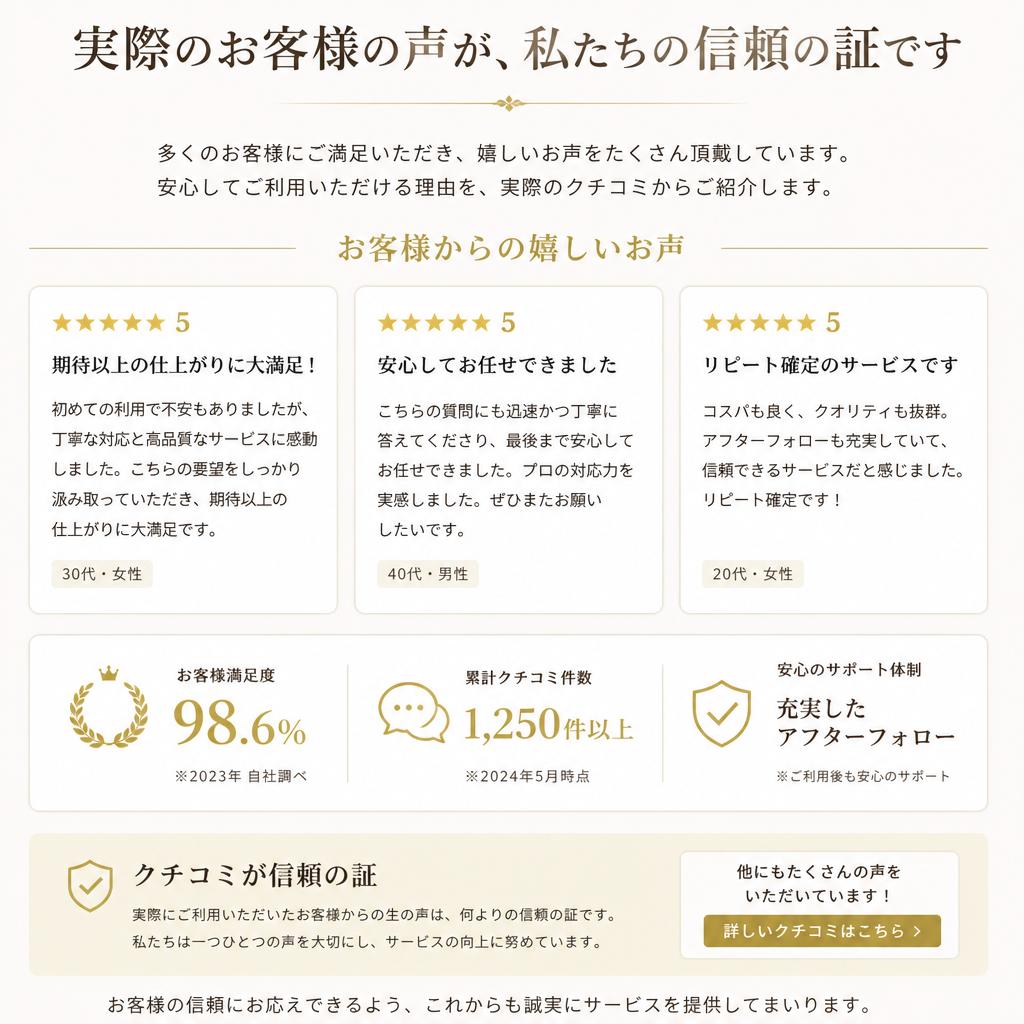 お客様の声