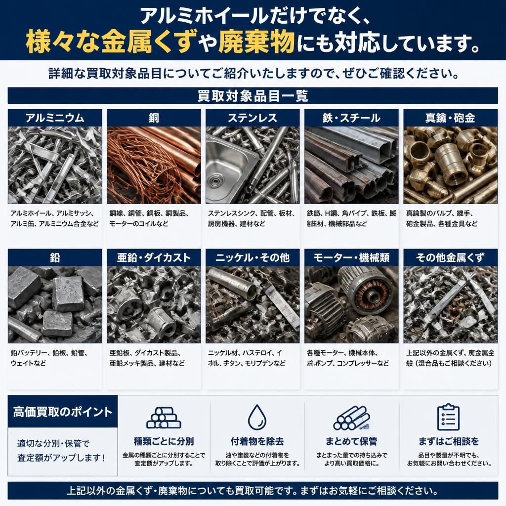 買取対象品目のご紹介