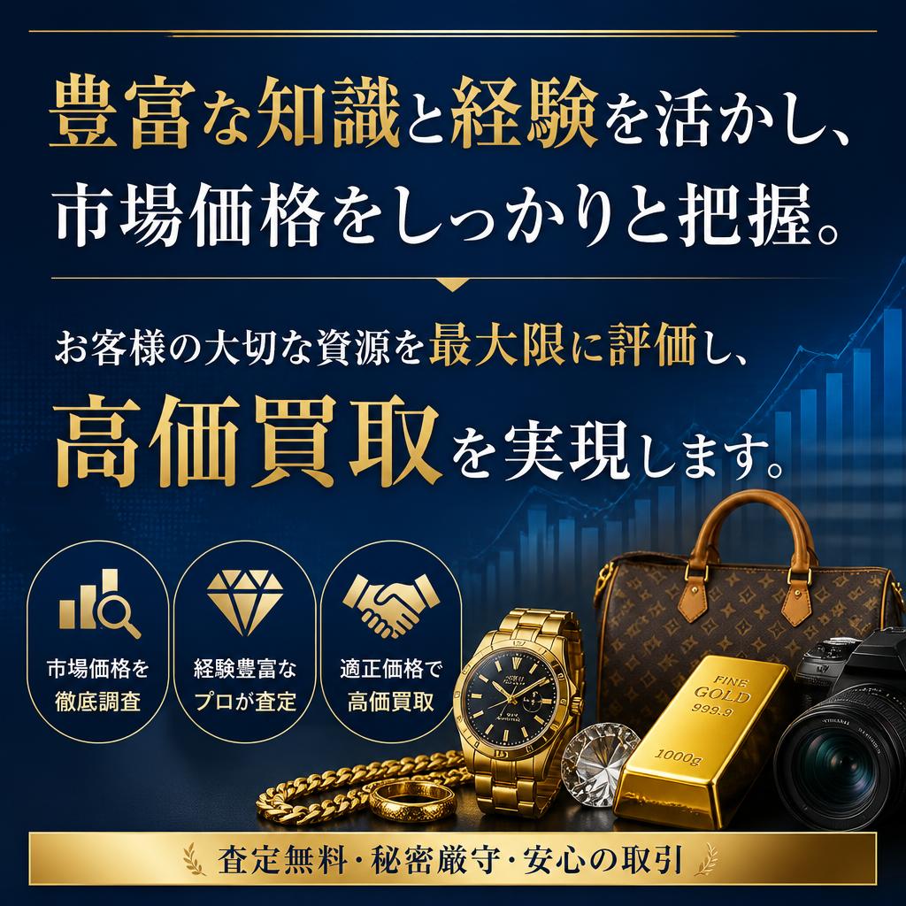 高価買取の理由