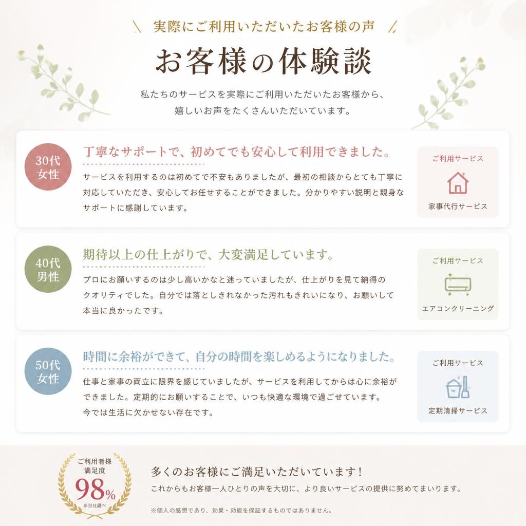 お客様の声
