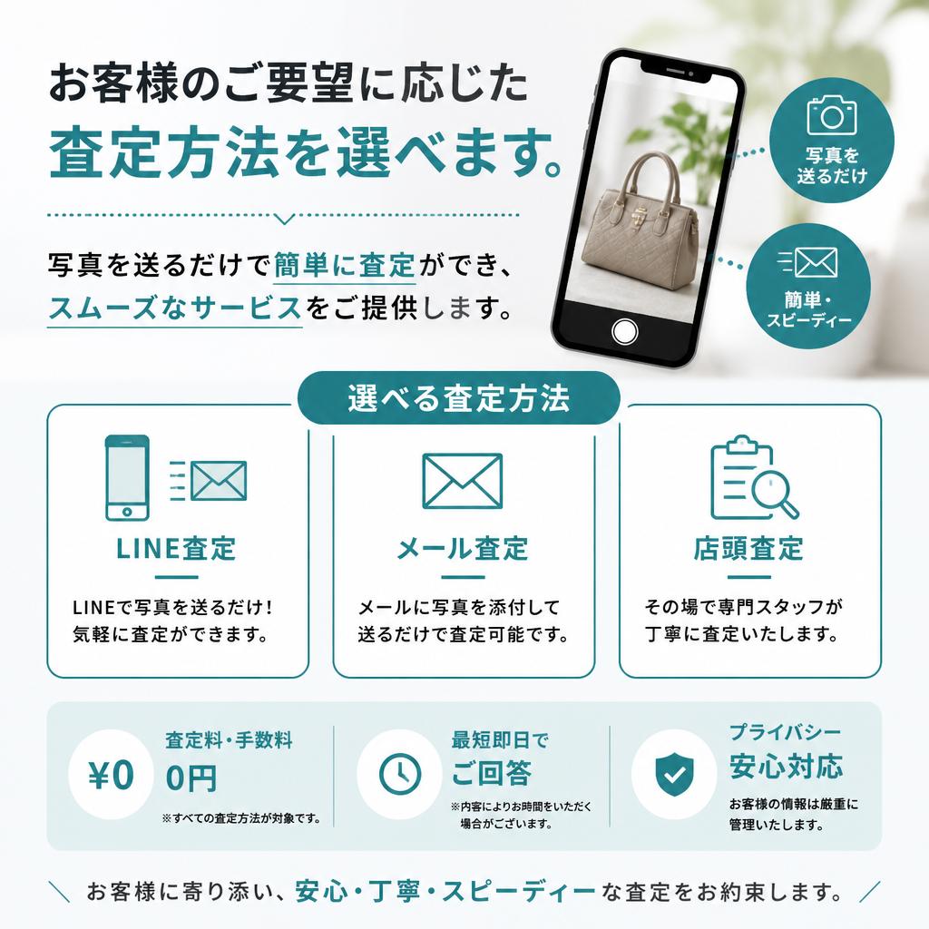 安心・丁寧な査定方法