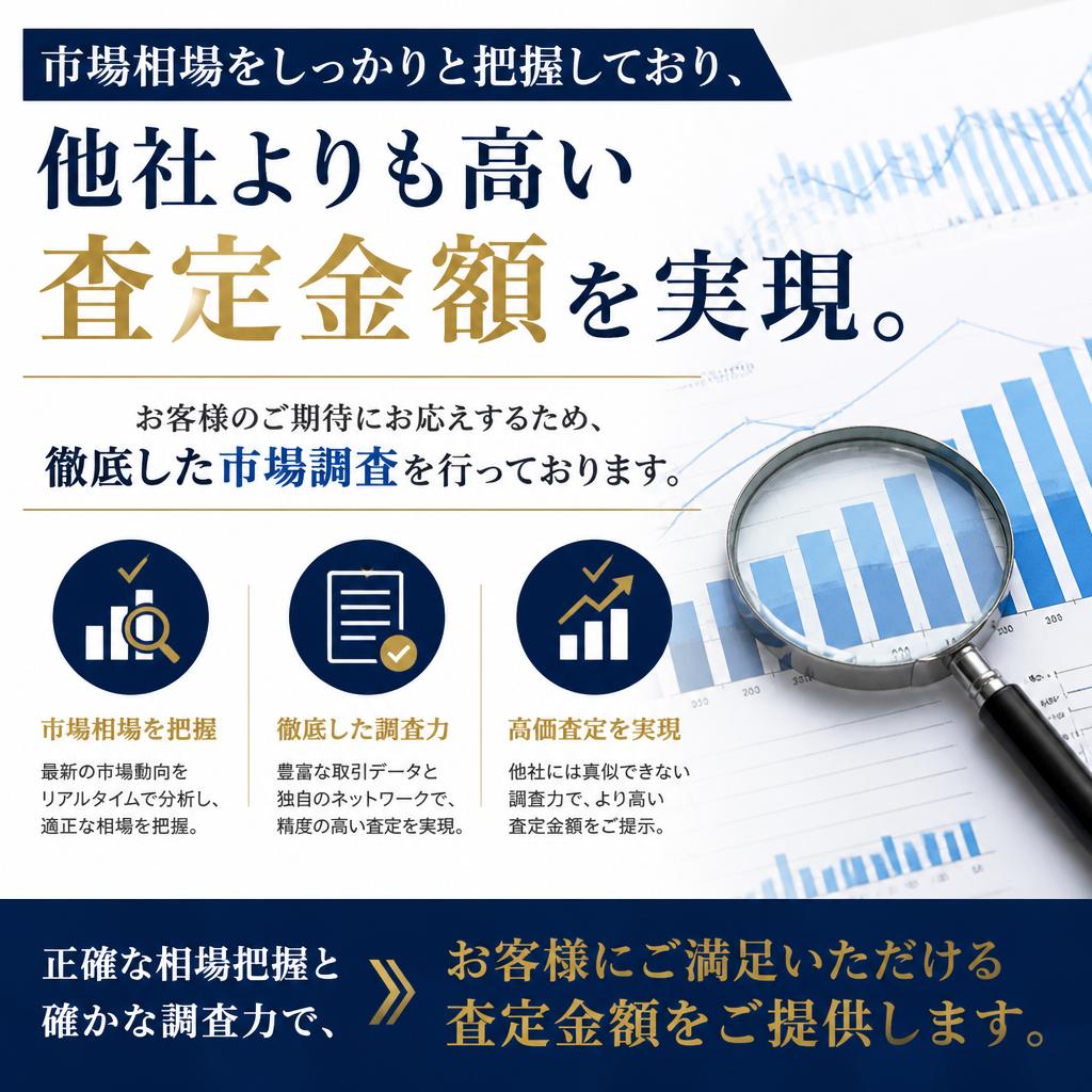 高価買取の理由