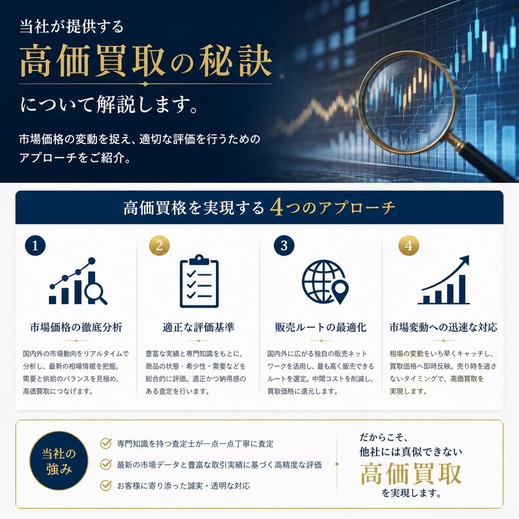 高価買取のポイント