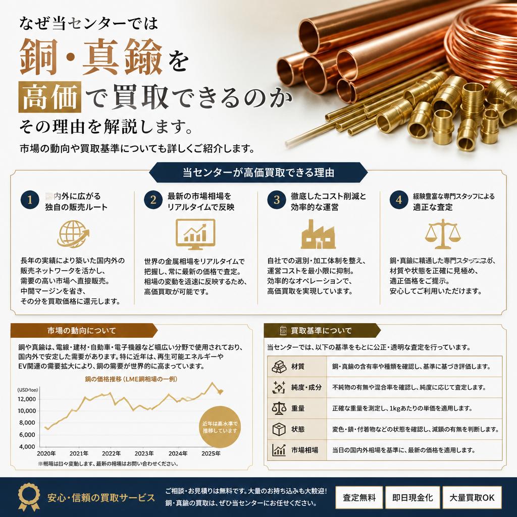 高価買取の理由