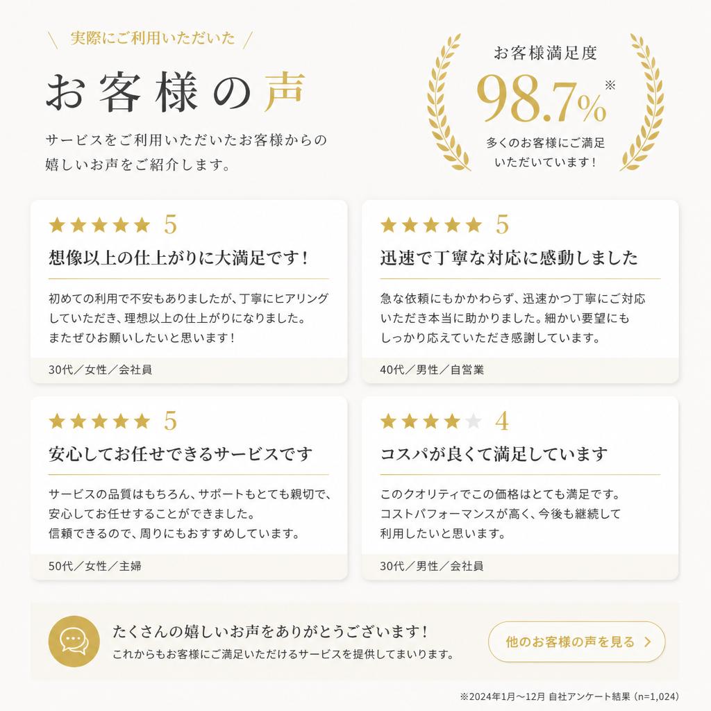 お客様の声