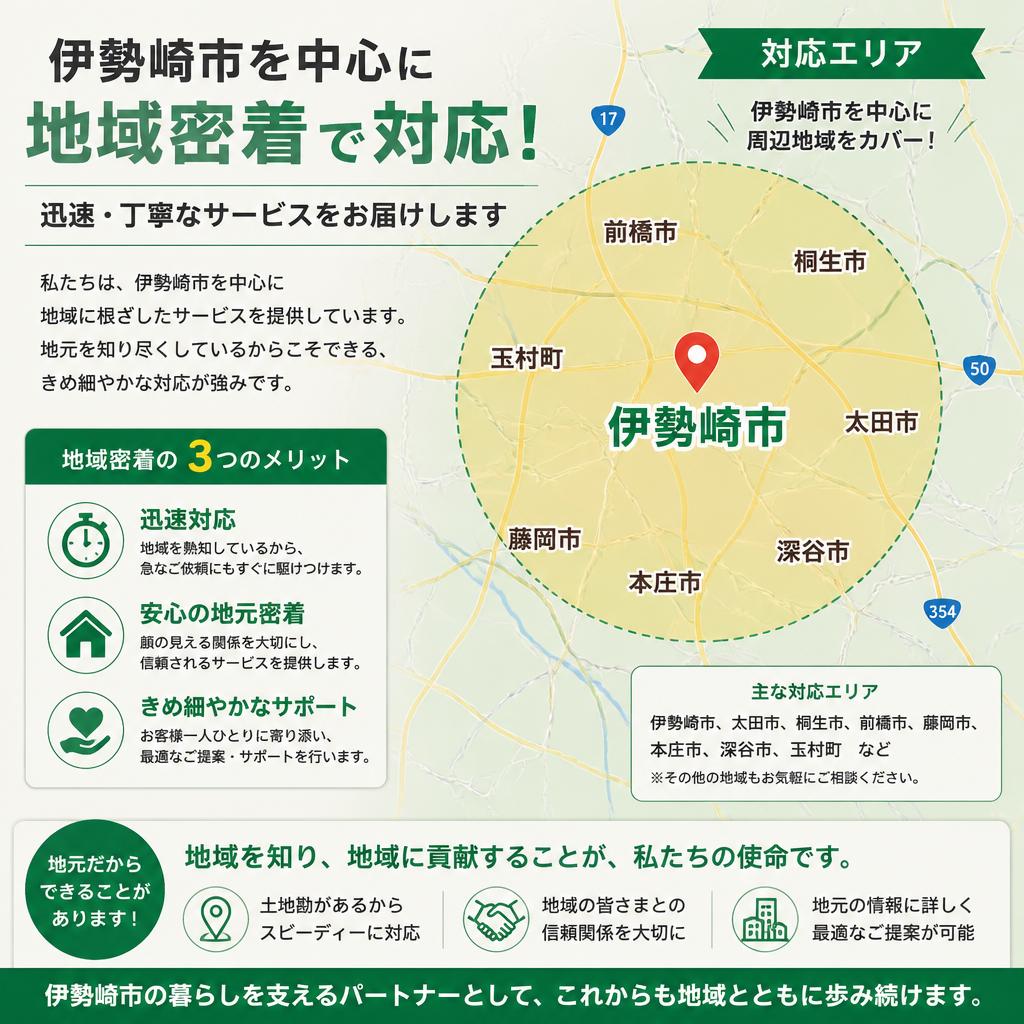 対応エリアについて