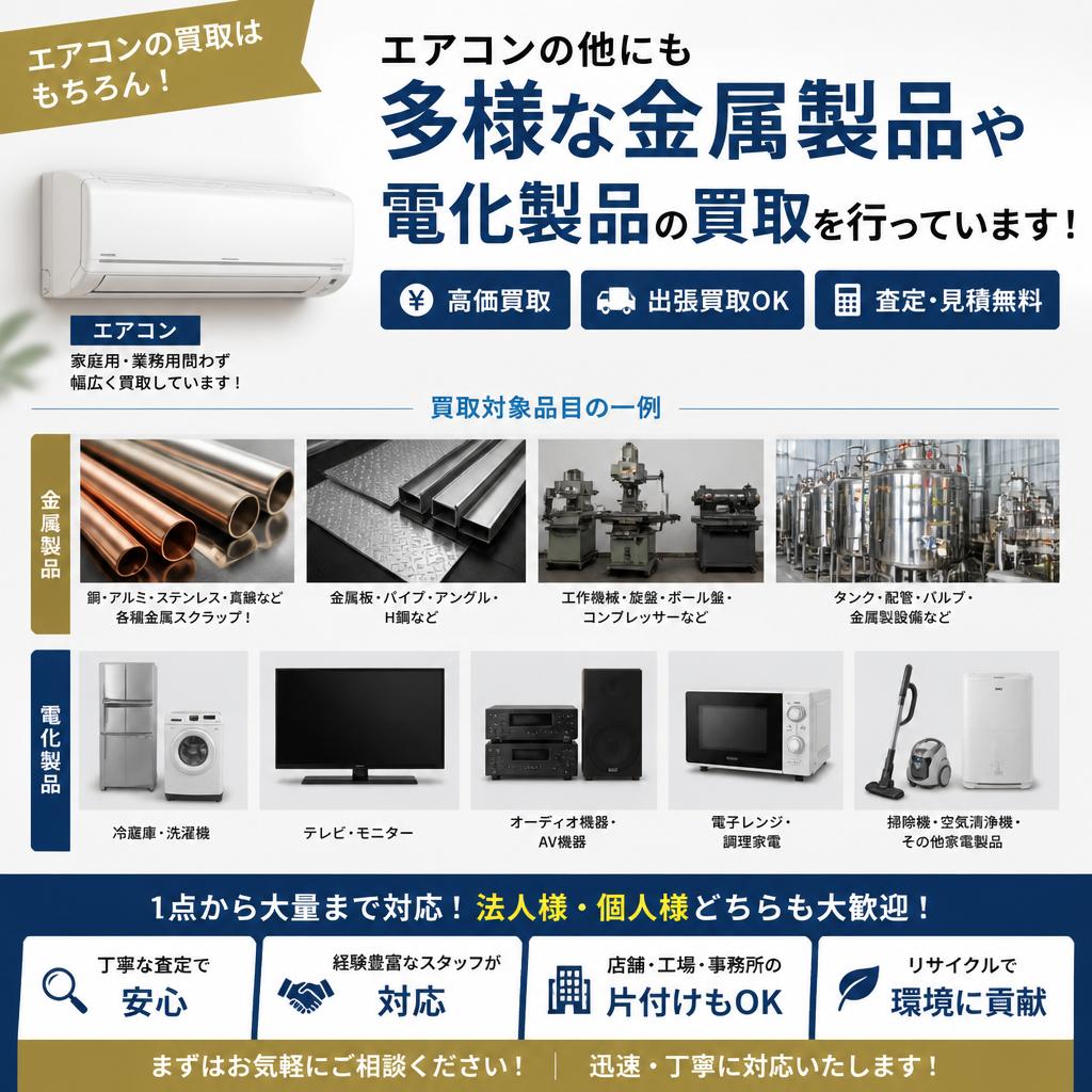幅広い品目に対応