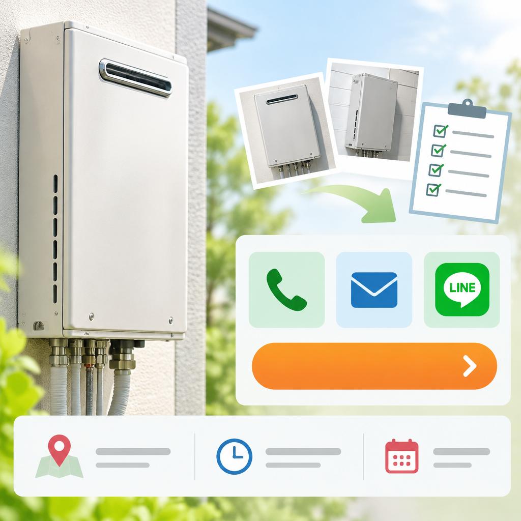 給湯器の価値をまずは無料相談。写真査定・回収のお問い合わせはこちら